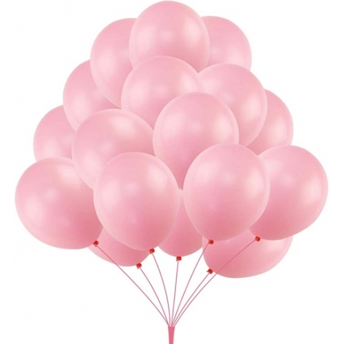 Balony lateksowe różowe 100 sztuk